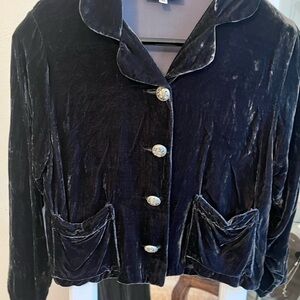 Elegant Velvet Women's Jacket